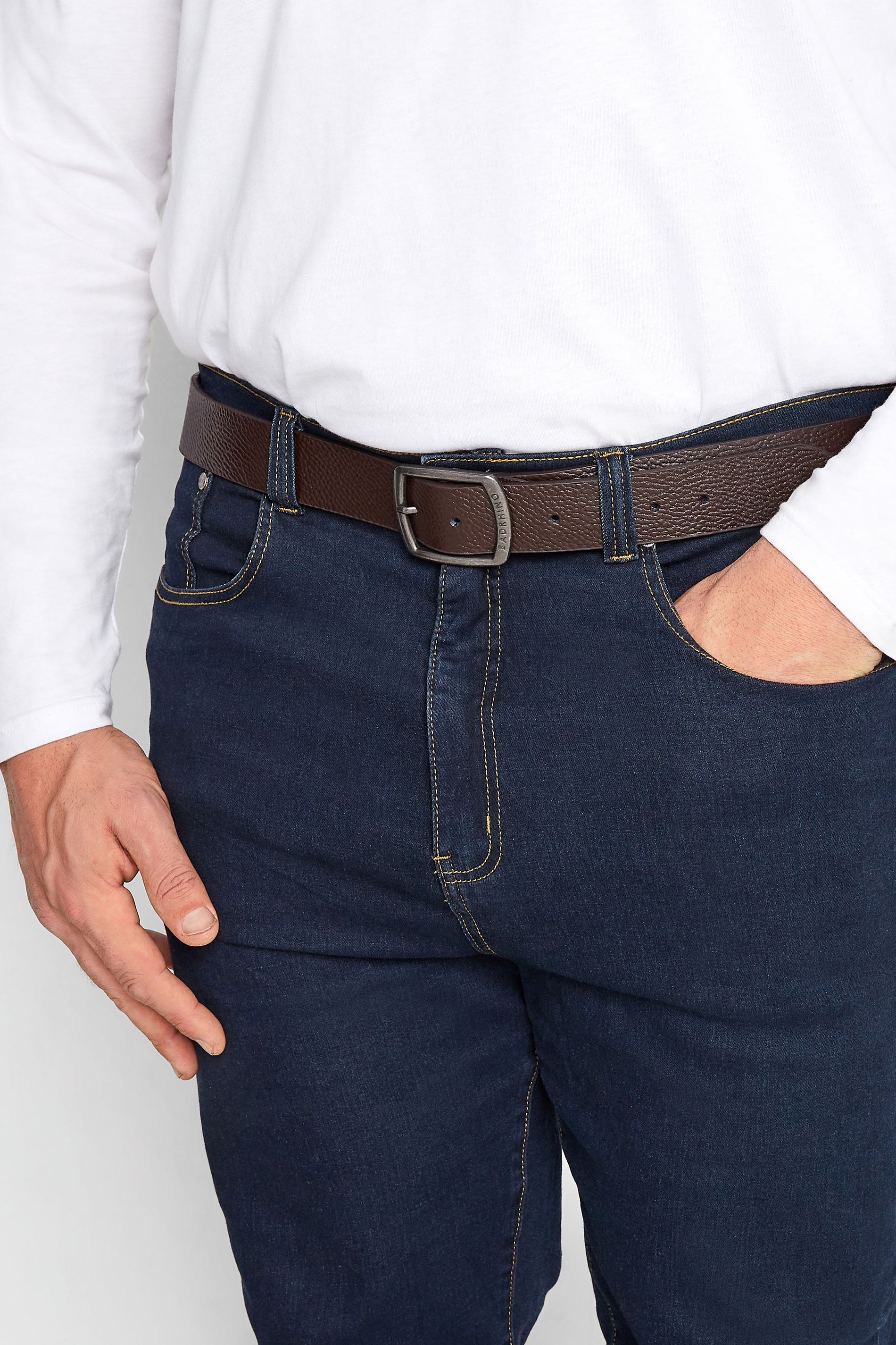 BadRhino BadRhino Brown Leather Belt