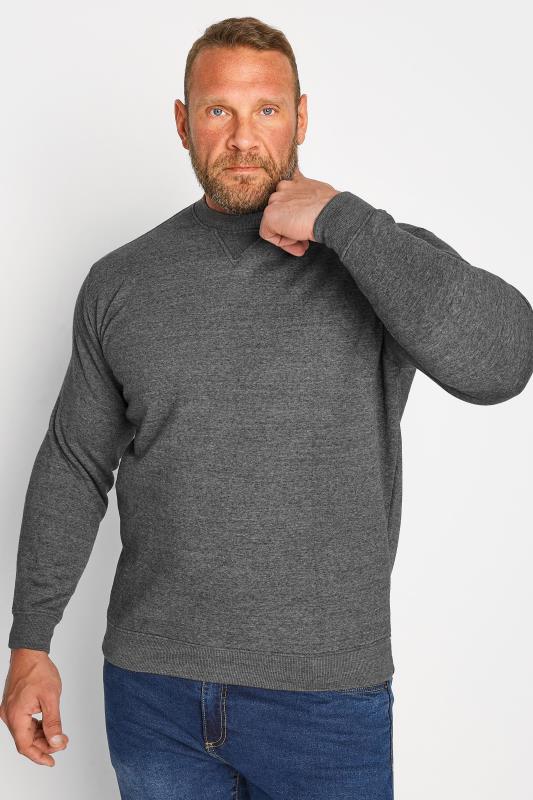 D555 D555 Big & Tall Grey Rockford Sweatshirt