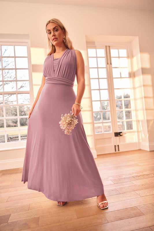 Yours London YOURS LONDON Curve Blush Pink Multiway Maxi Dress