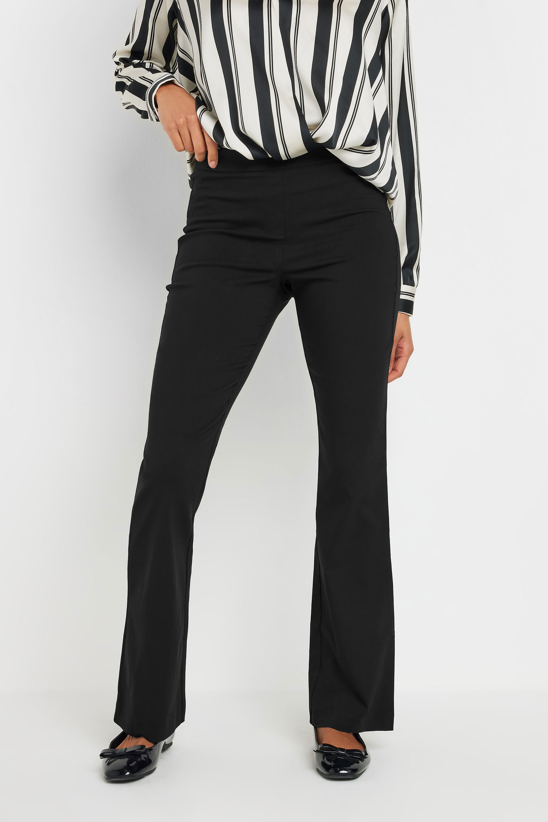 M&Co Womens M&Co Black Bootcut Bengaline Trousers