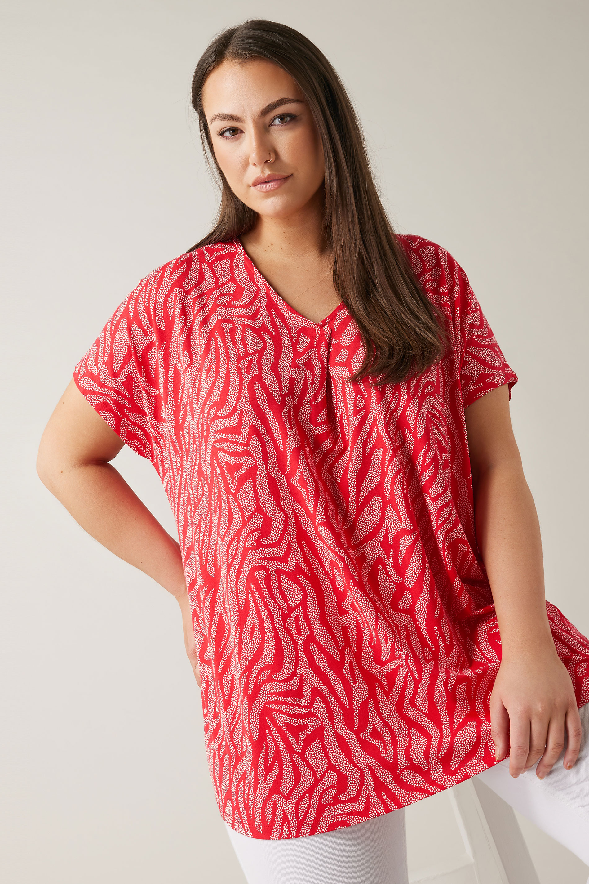 Evans EVANS Curve Red Animal Markings Swing Top