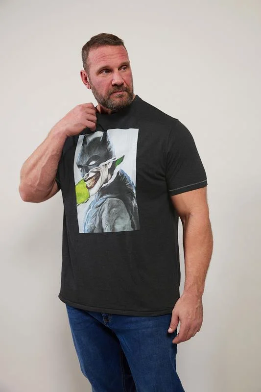 D555 D555 Big & Tall Black Batman Graphic Print T-Shirt