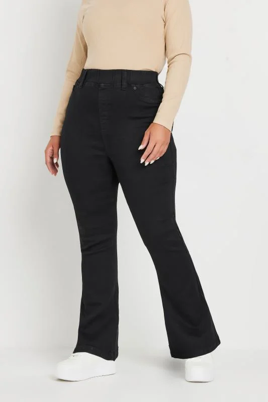 Yours YOURS Curve Black Bootcut Jeggings