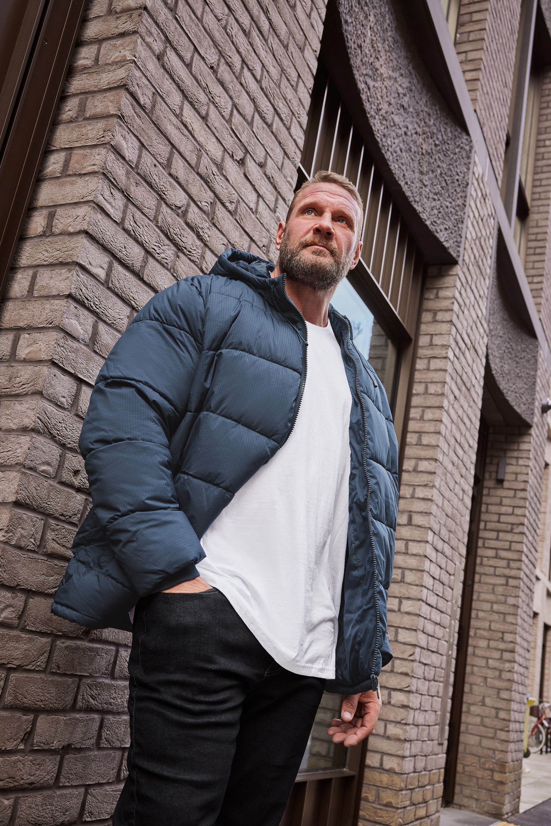 BadRhino BadRhino Big & Tall Premium Navy Blue Puffer Jacket