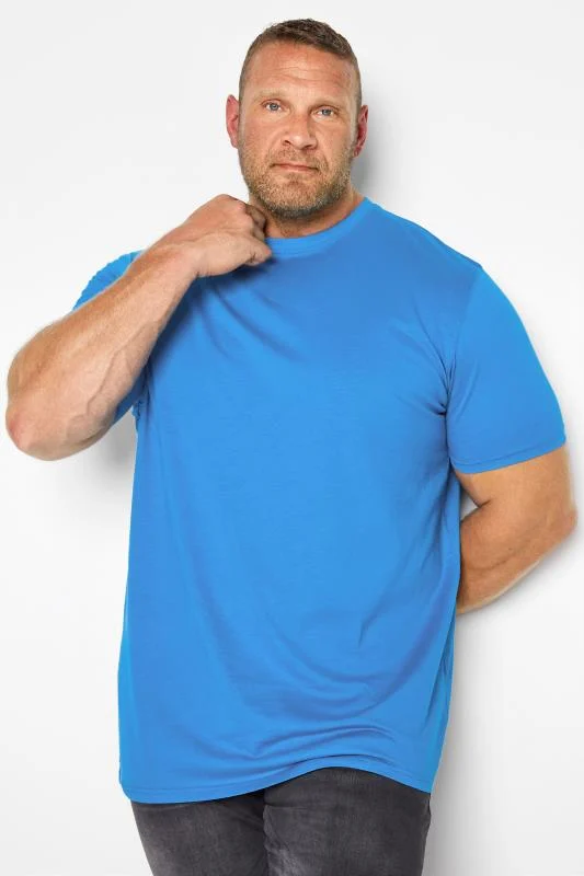 D555 D555 Big & Tall Royal Blue Core T-Shirt