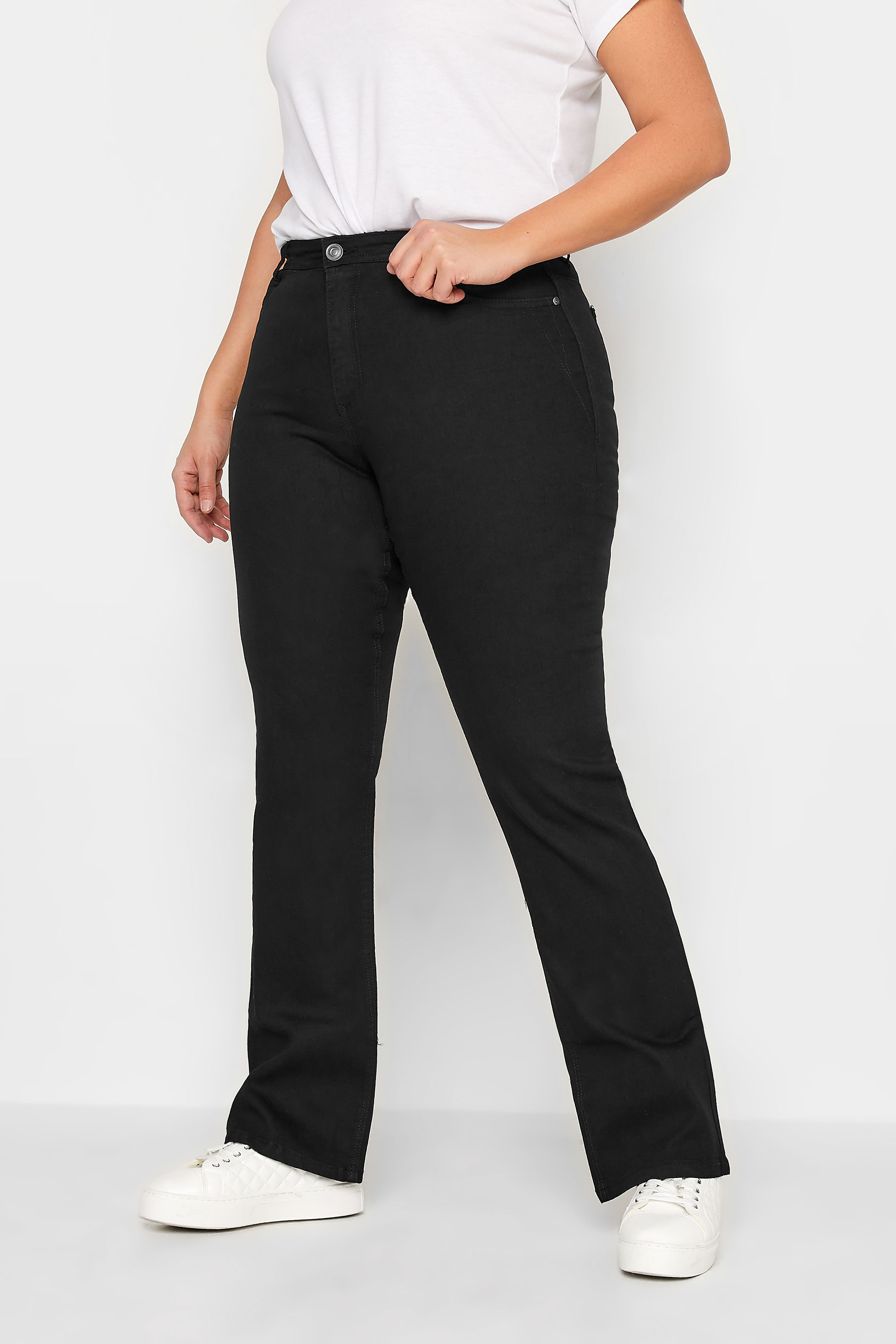 LTS LTS Tall Black RAE Stretch Bootcut Jeans