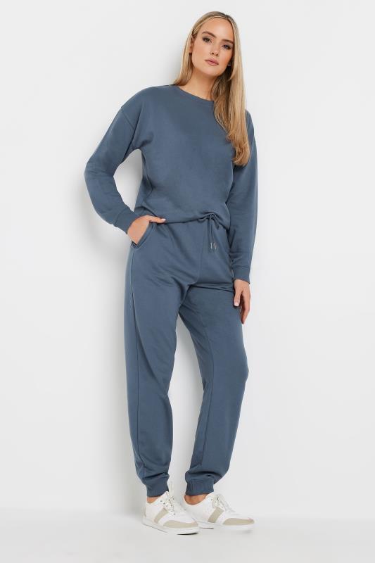 LTS LTS Tall Denim Blue Crew Neck Sweatshirt