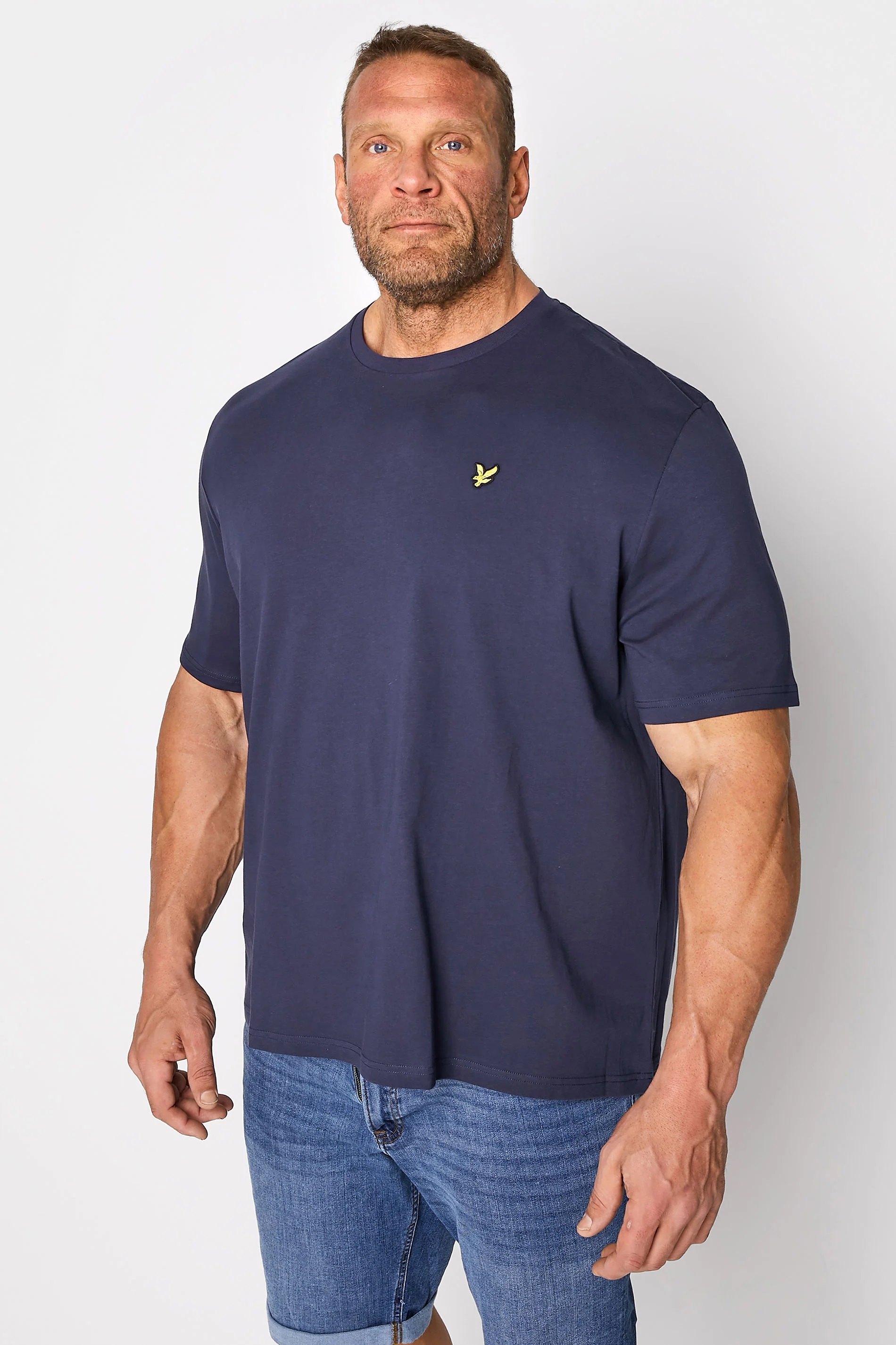 Lyle & Scott LYLE & SCOTT Big & Tall Navy Blue Core T-Shirt