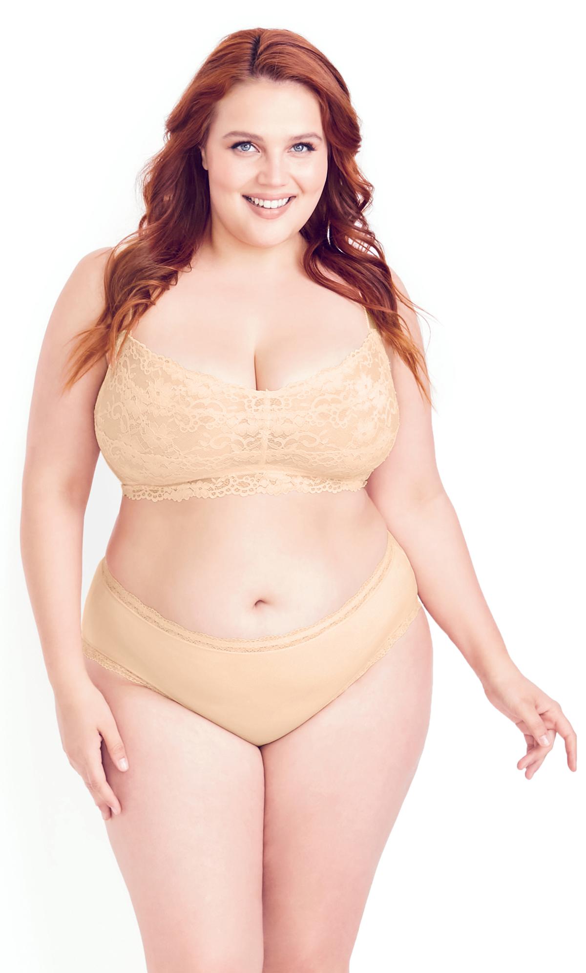 Evans Hips & Curves Nude Full Coverage Bralette