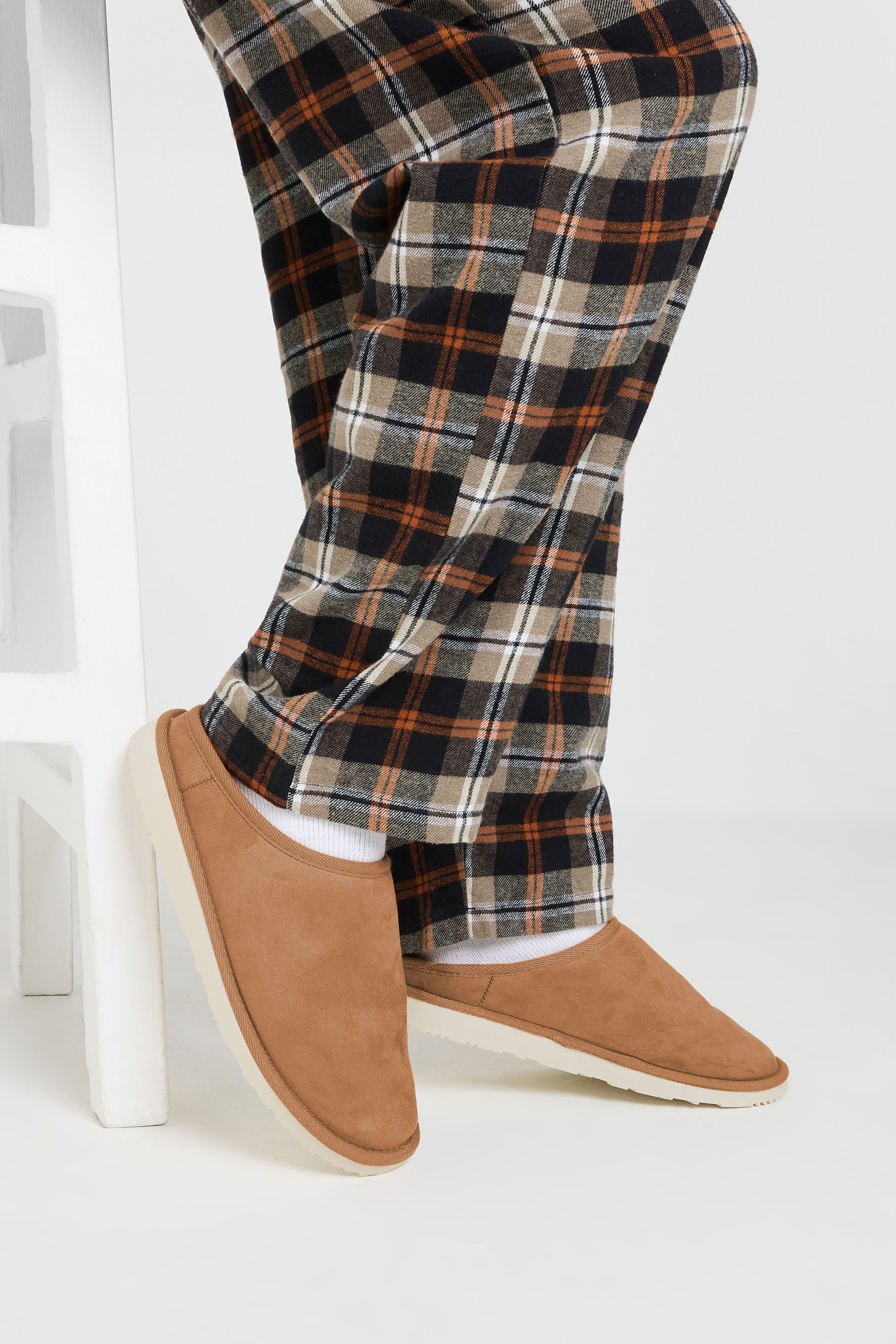 Jack & Jones JACK & JONES Camel Brown Mule Slippers