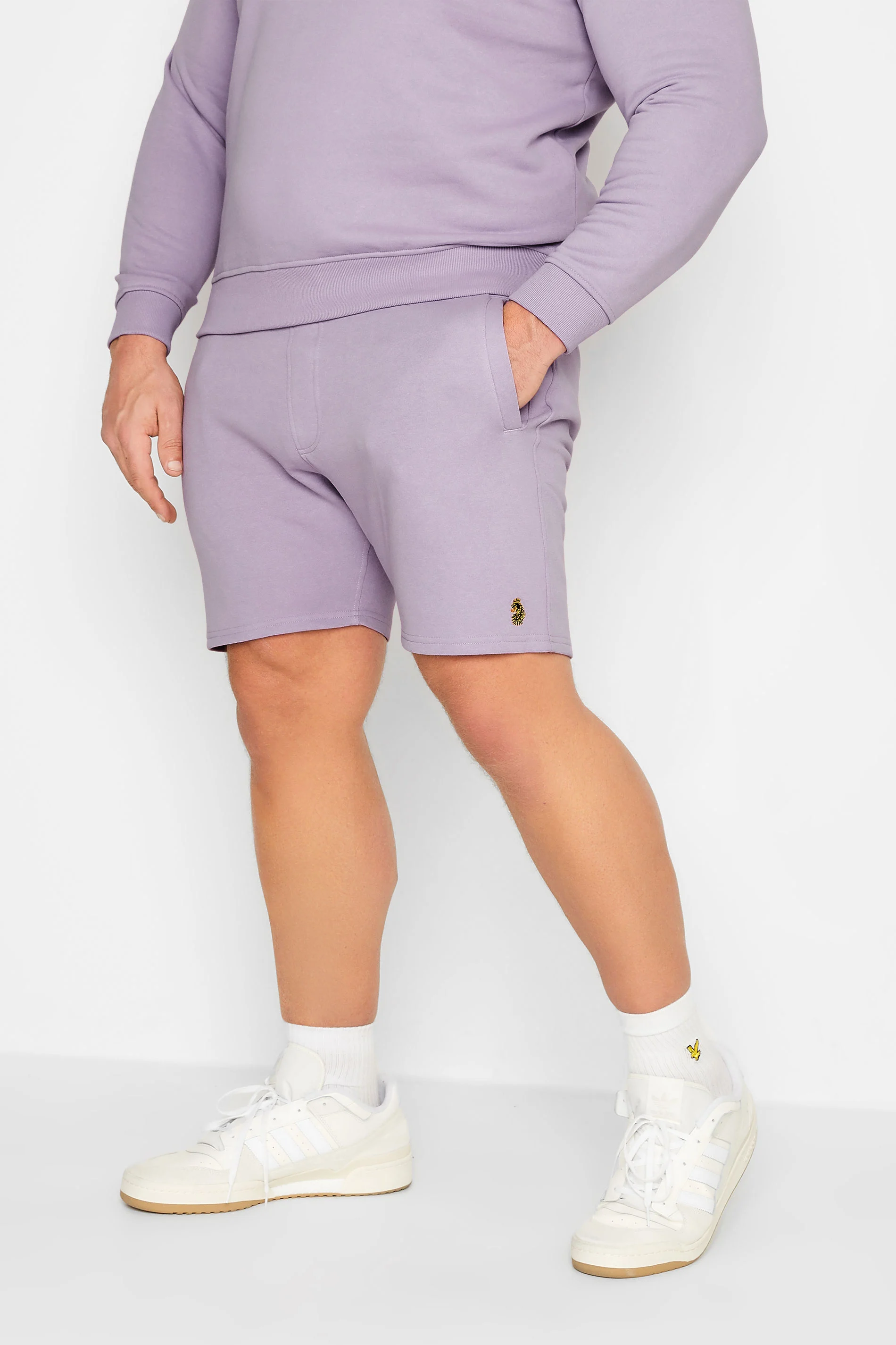 Luke 1977 LUKE 1977 Big & Tall Purple Jogger Shorts