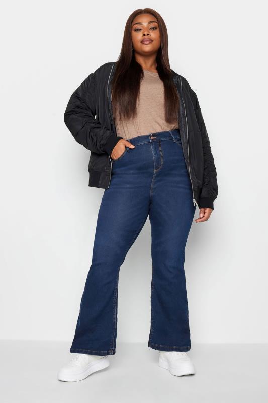Yours YOURS Curve Indigo Blue Bootcut Stretch ISLA Jeans
