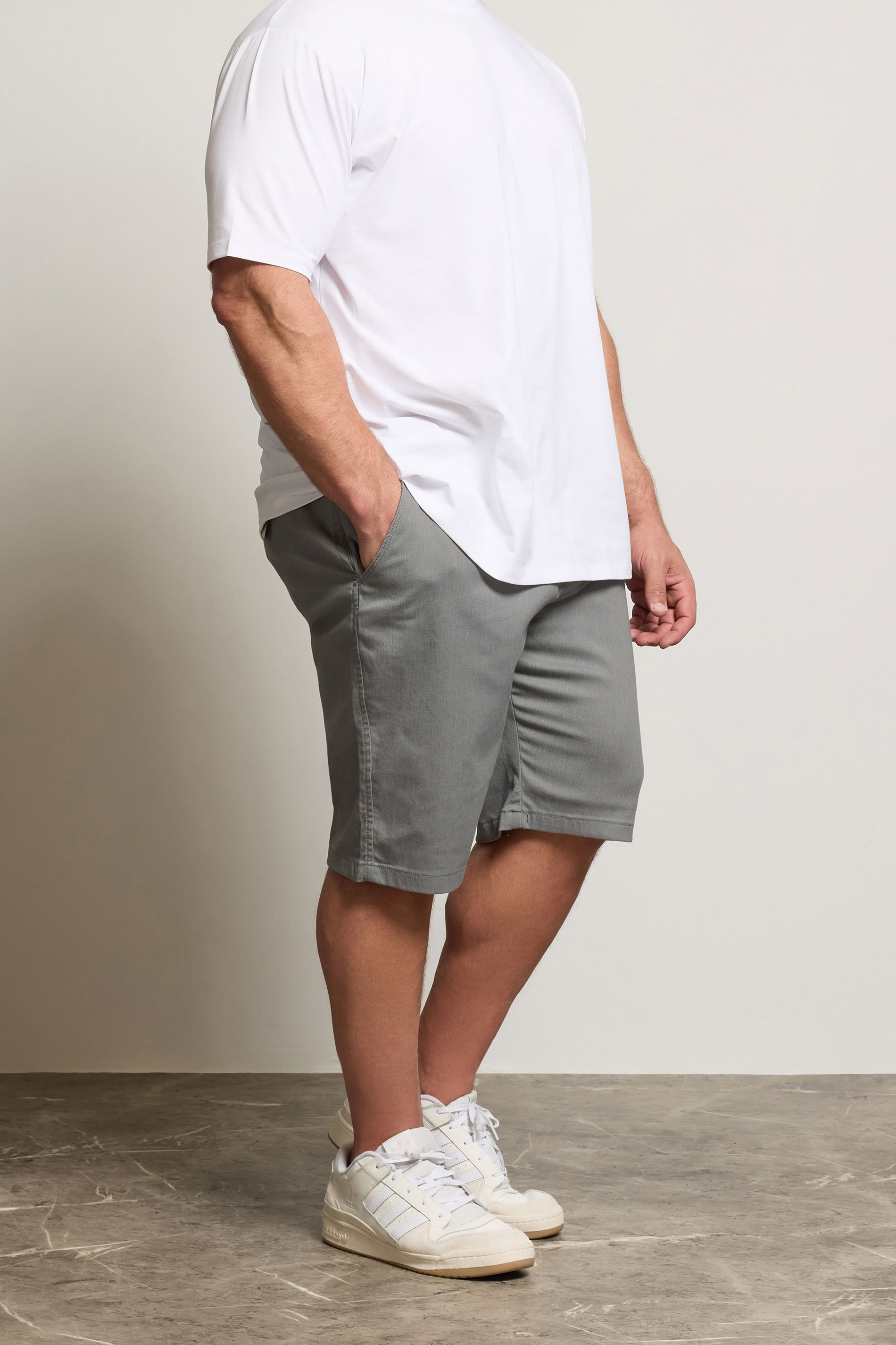 Kam KAM Big & Tall Grey Smart Stretch Shorts