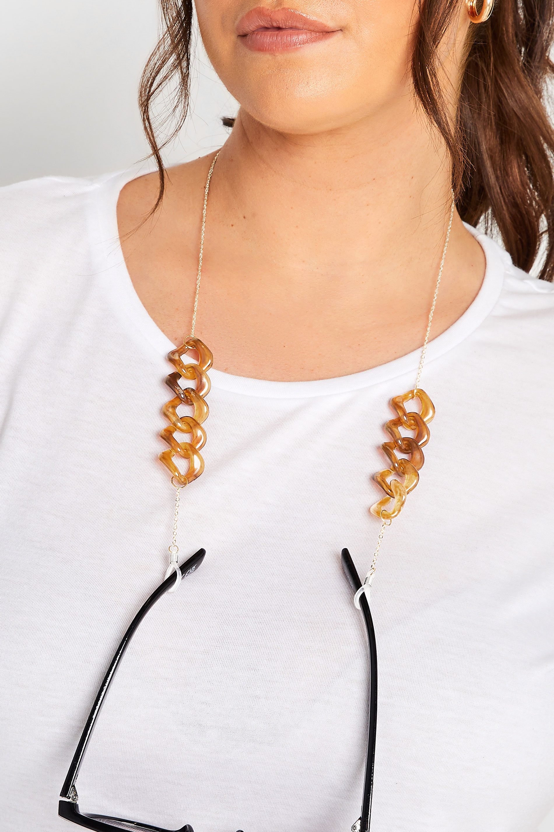 Yours Brown Chunky Sunglasses Chain