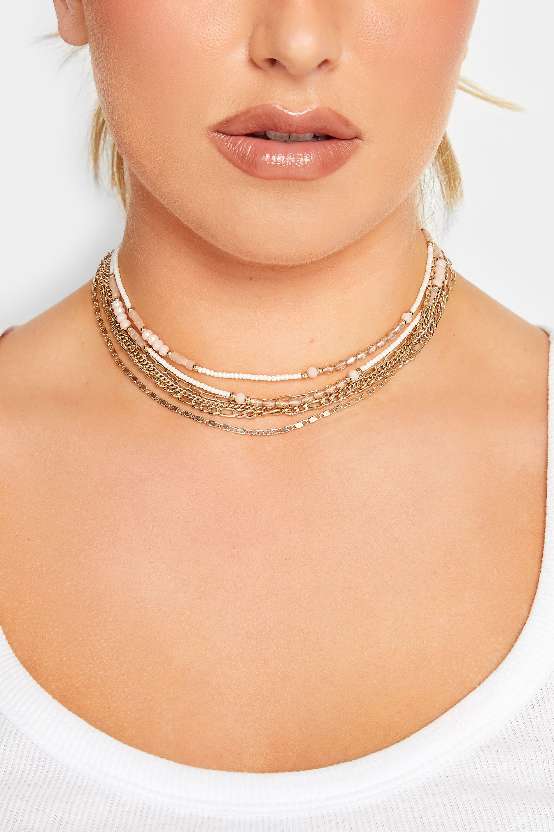 Yours Gold Tone 6 PACK Choker Necklace Set