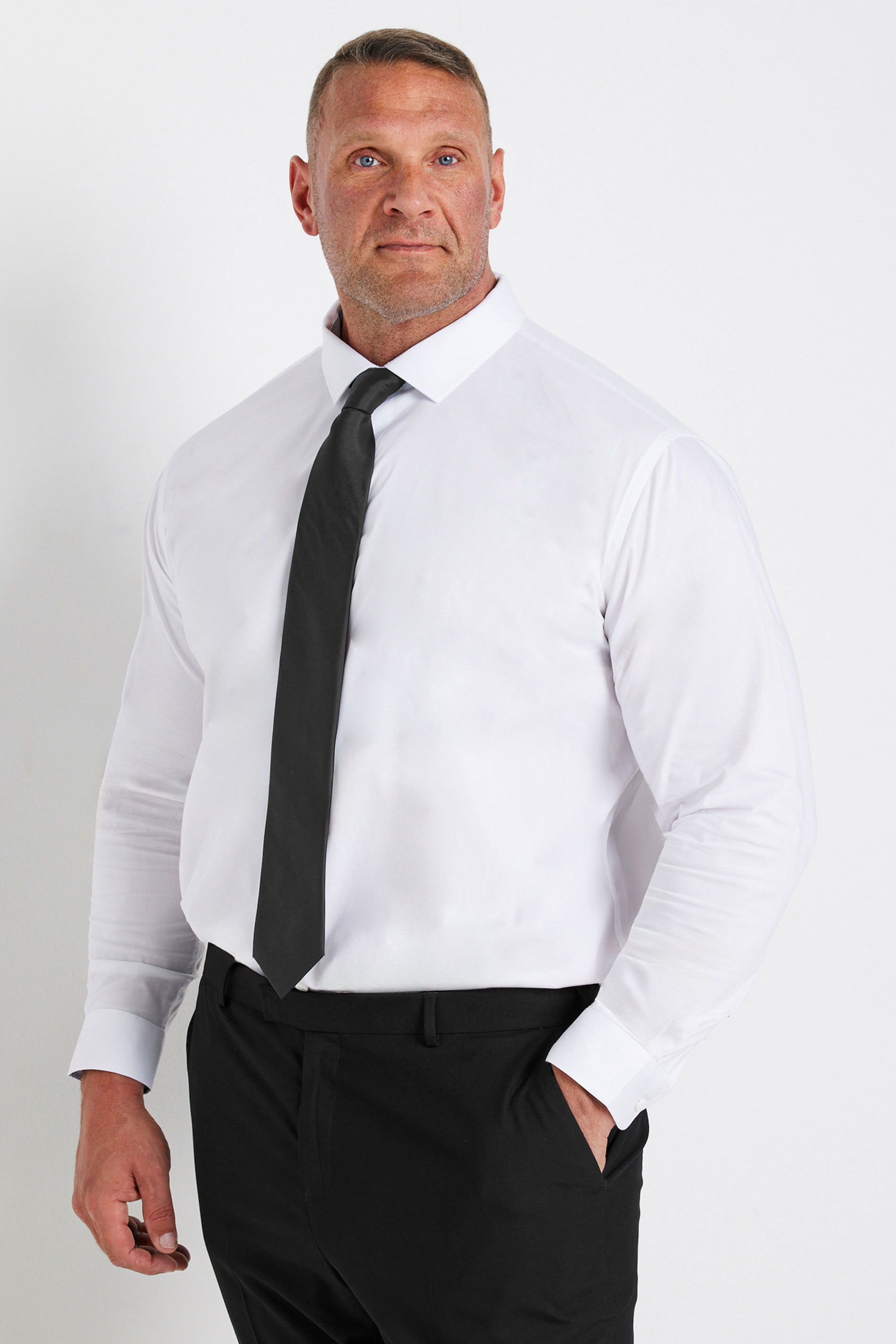 BadRhino BadRhino Tailoring Black Silk Tie