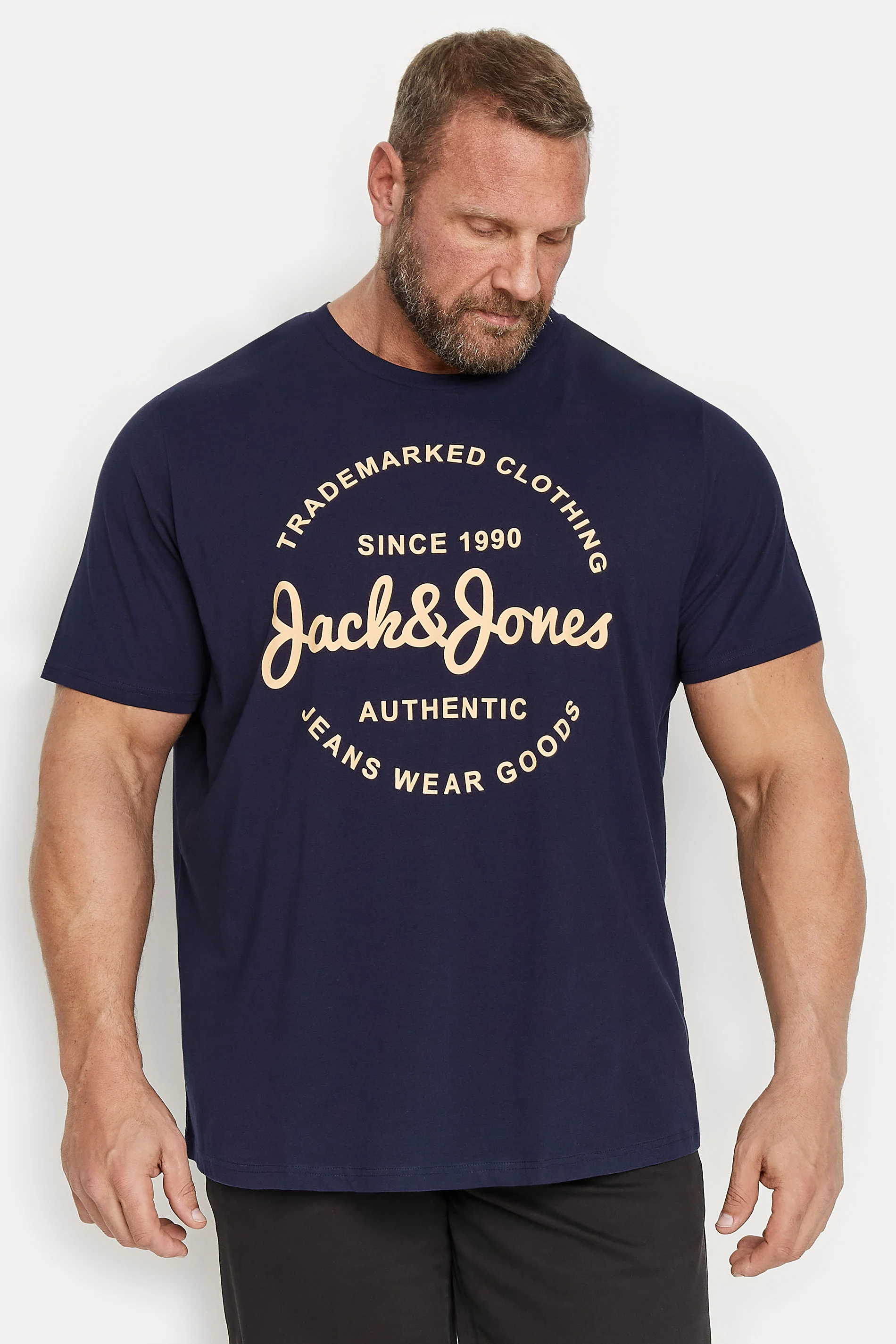Jack & Jones JACK & JONES Big & Tall Blue Short Sleeve T-Shirt