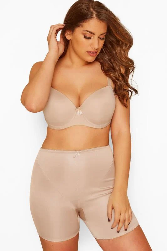 Yours YOURS Curve Nude Seamless Control High Waisted Full Briefs