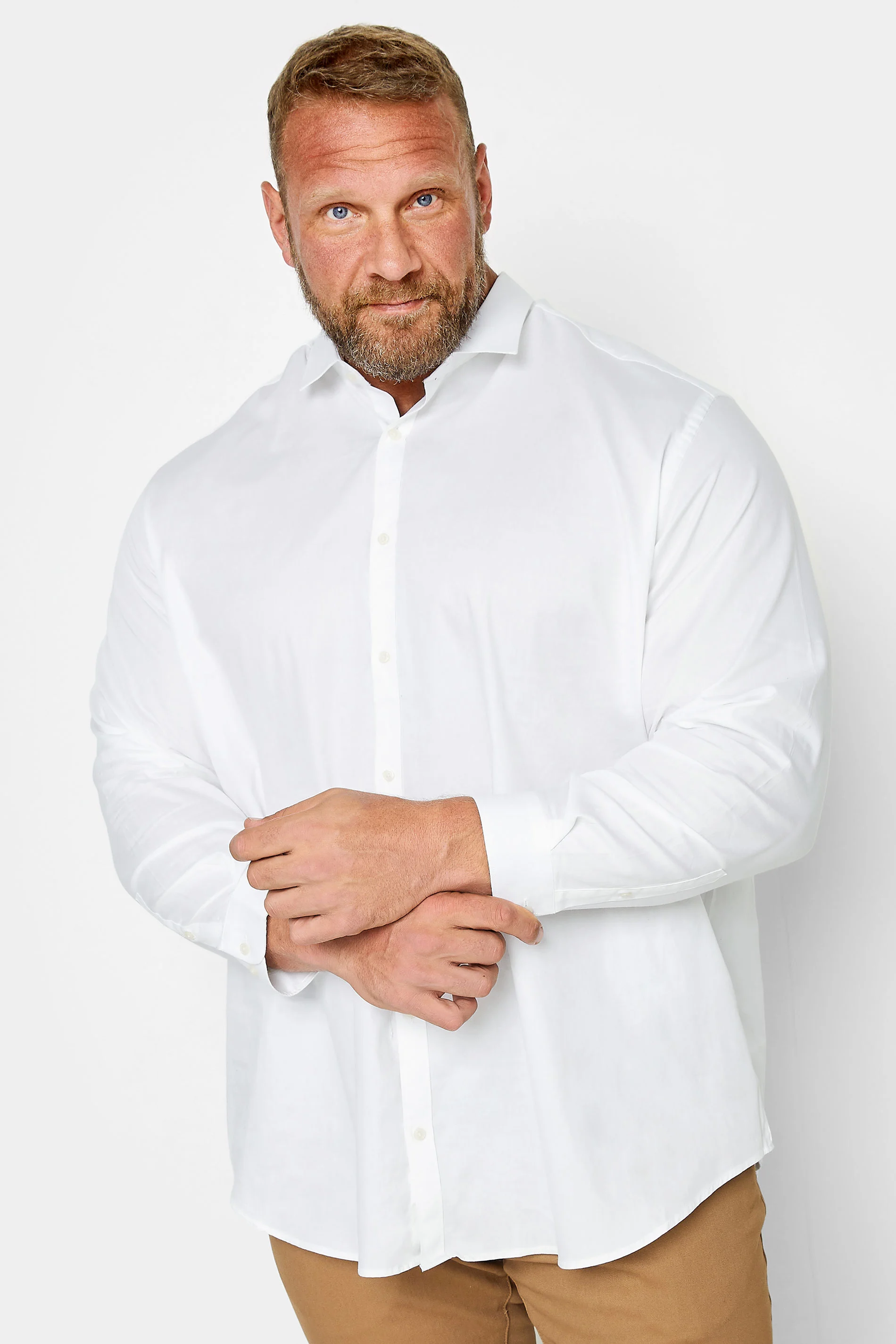 Jack & Jones JACK & JONES Big & Tall White Shirt
