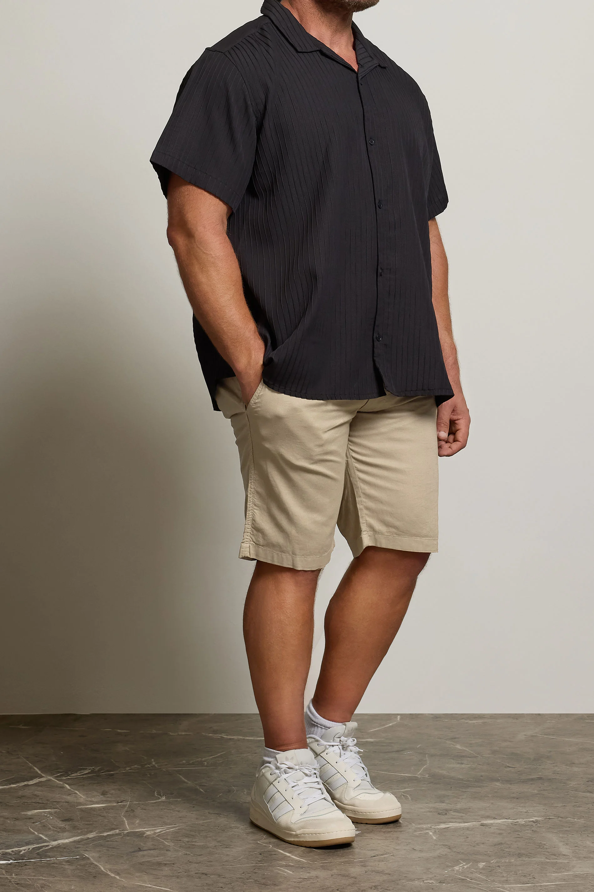 Jack & Jones JACK & JONES Big & Tall Crockery Brown Campaign Shorts