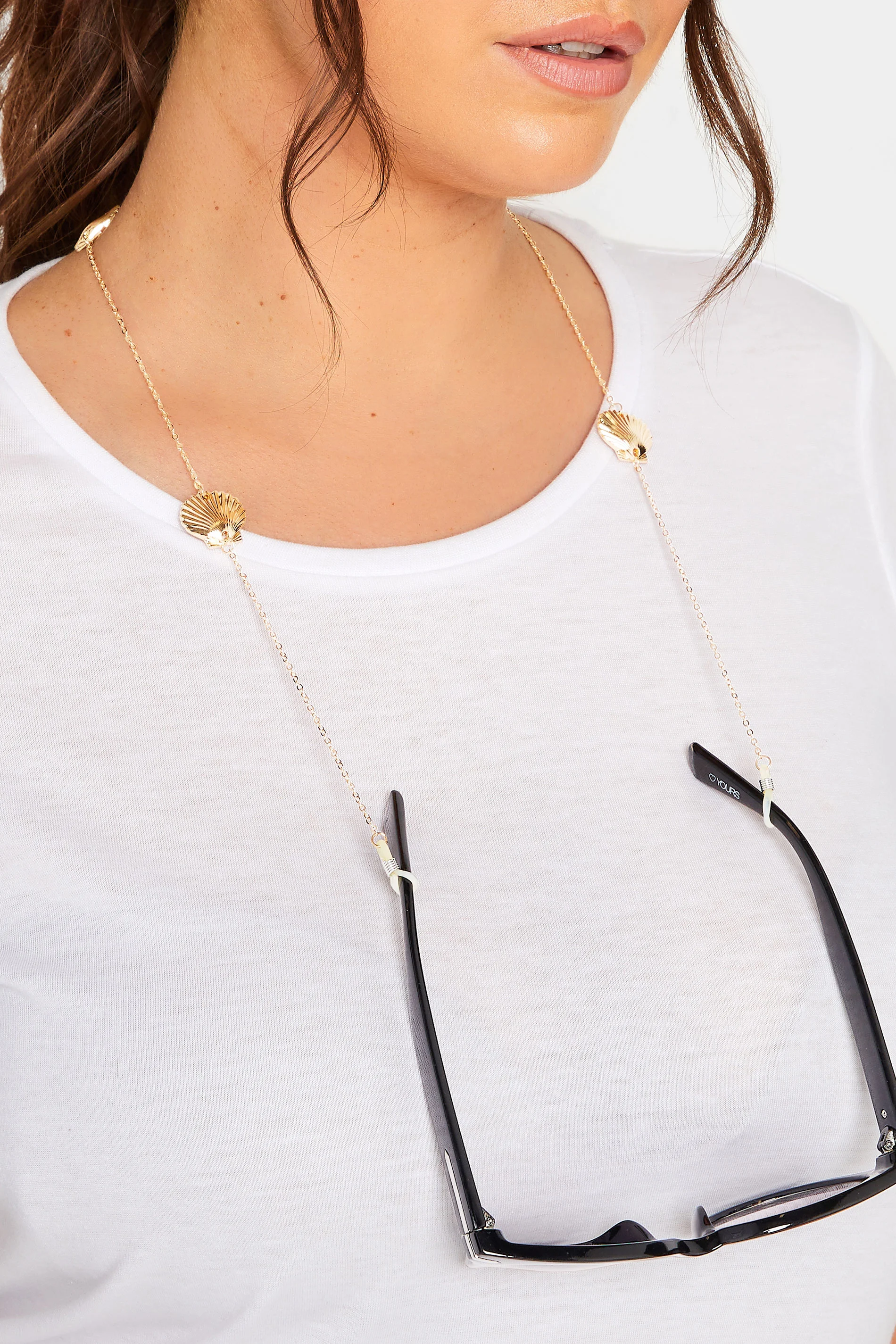 Yours Gold Shell Sunglasses Chain