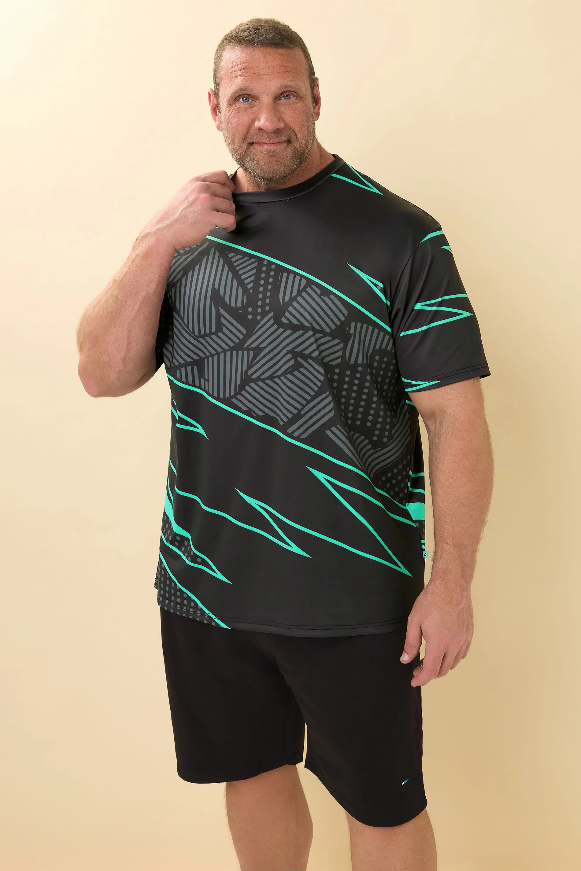Kam KAM Big & Tall Royal Blue Performance T-Shirt