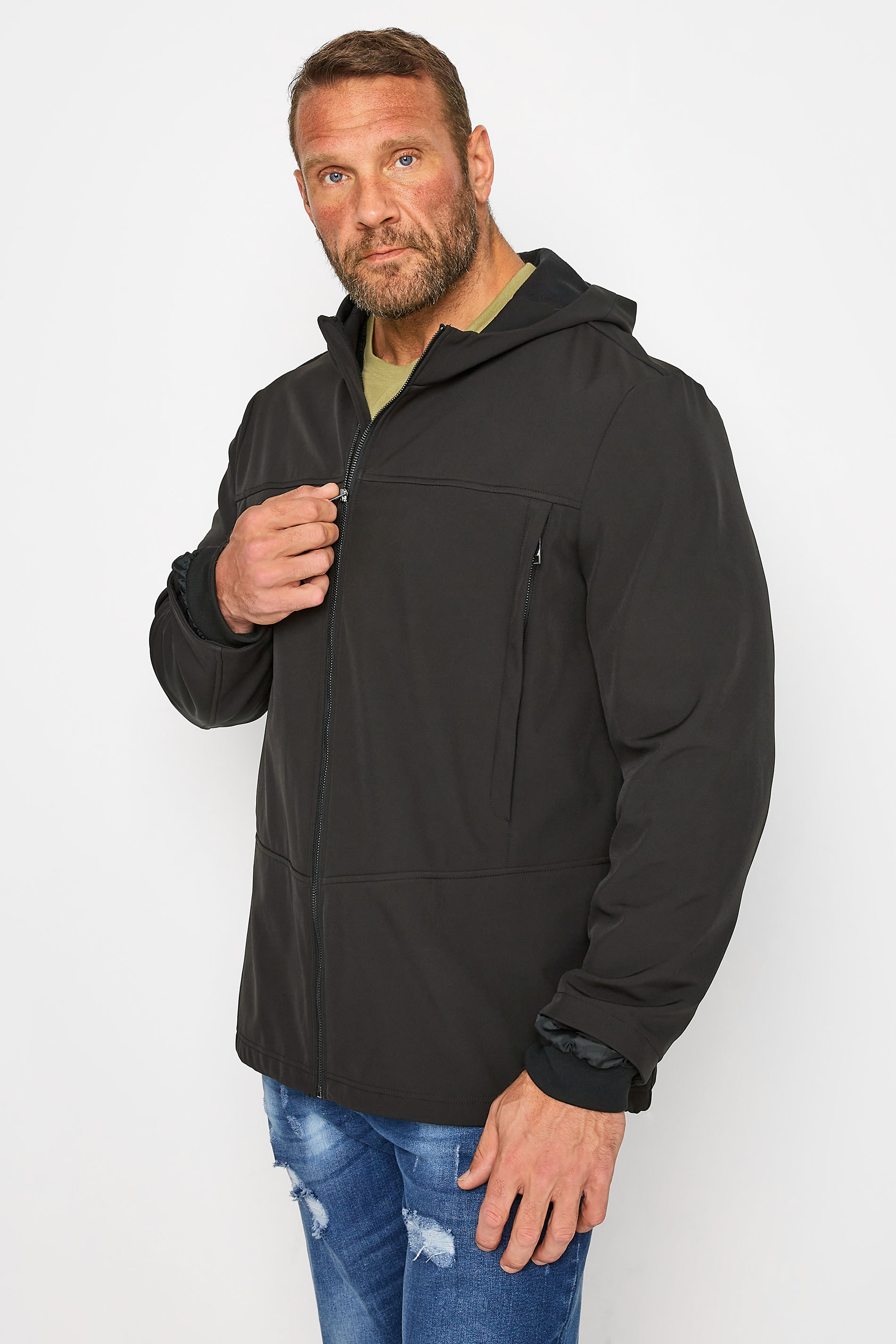 BadRhino BadRhino Big & Tall Black Softshell Jacket