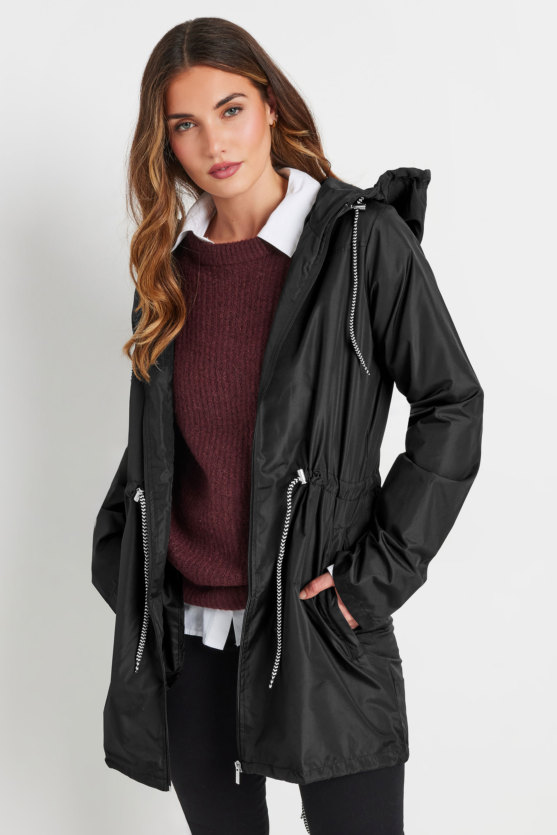 LTS LTS Tall Black Pocket Parka