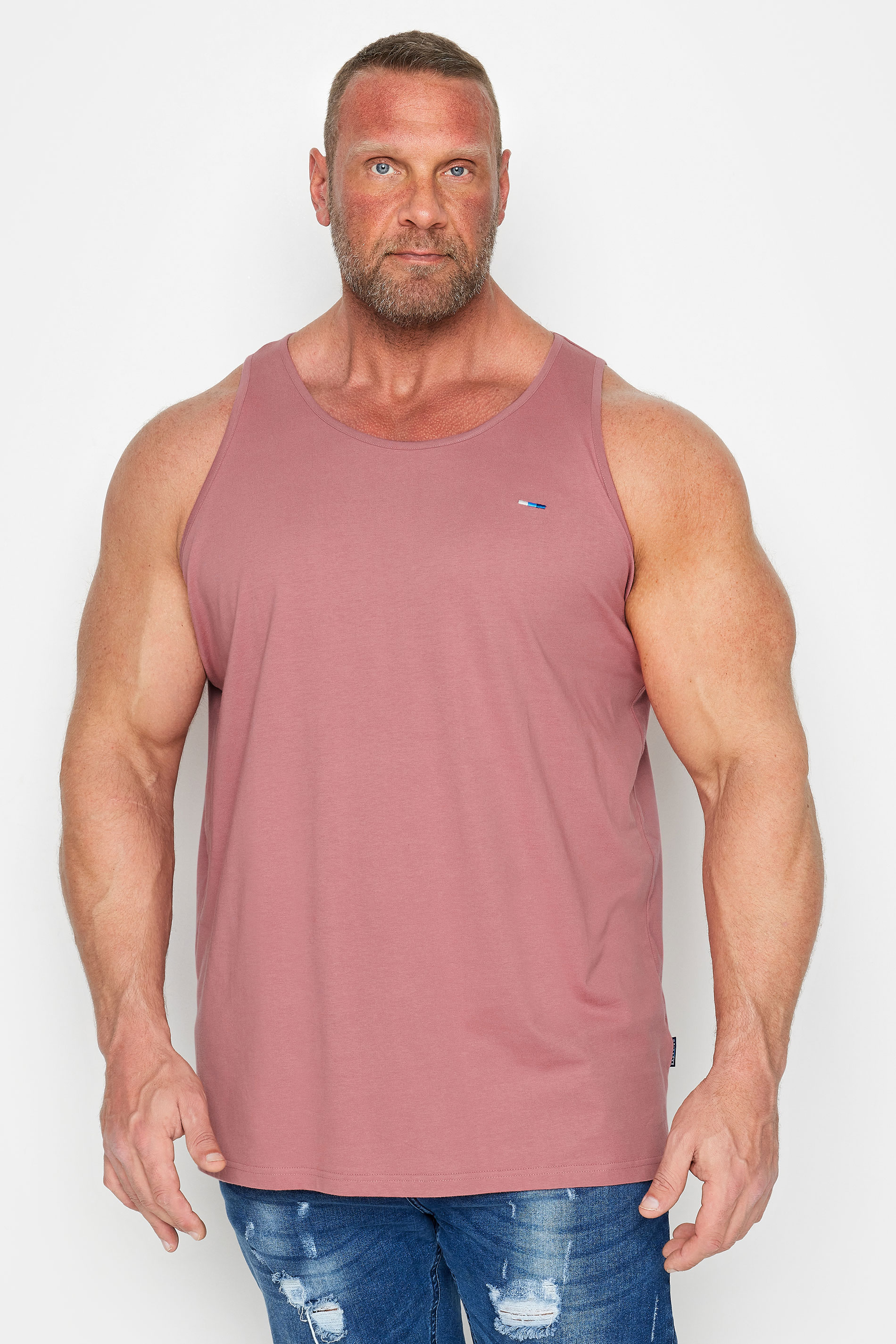 BadRhino BadRhino Big & Tall Dusty Rose Pink Vest