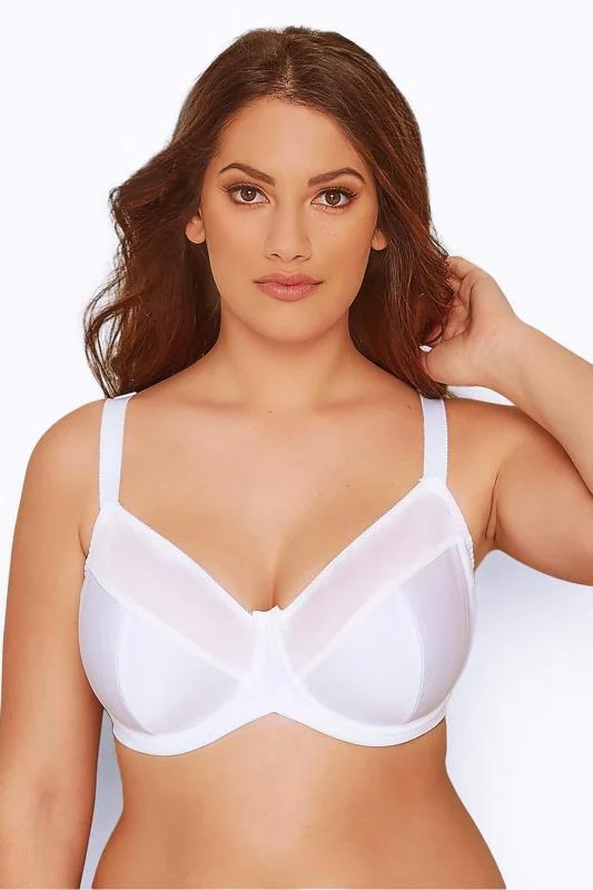 Yours YOURS White Smooth Non-Padded Underwired Full Cup Bra