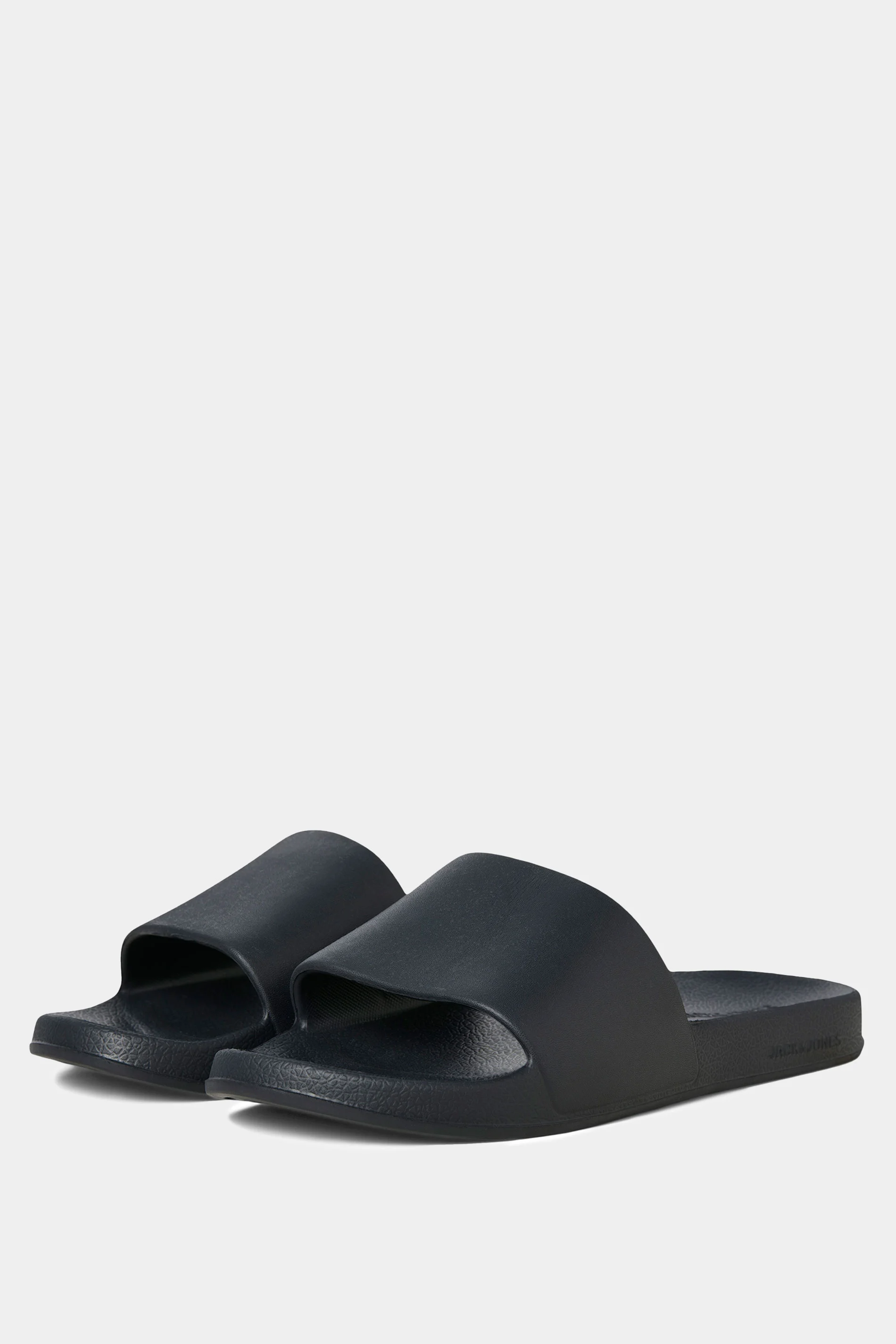 Jack & Jones JACK & JONES Big & Tall Black Moulded Sliders