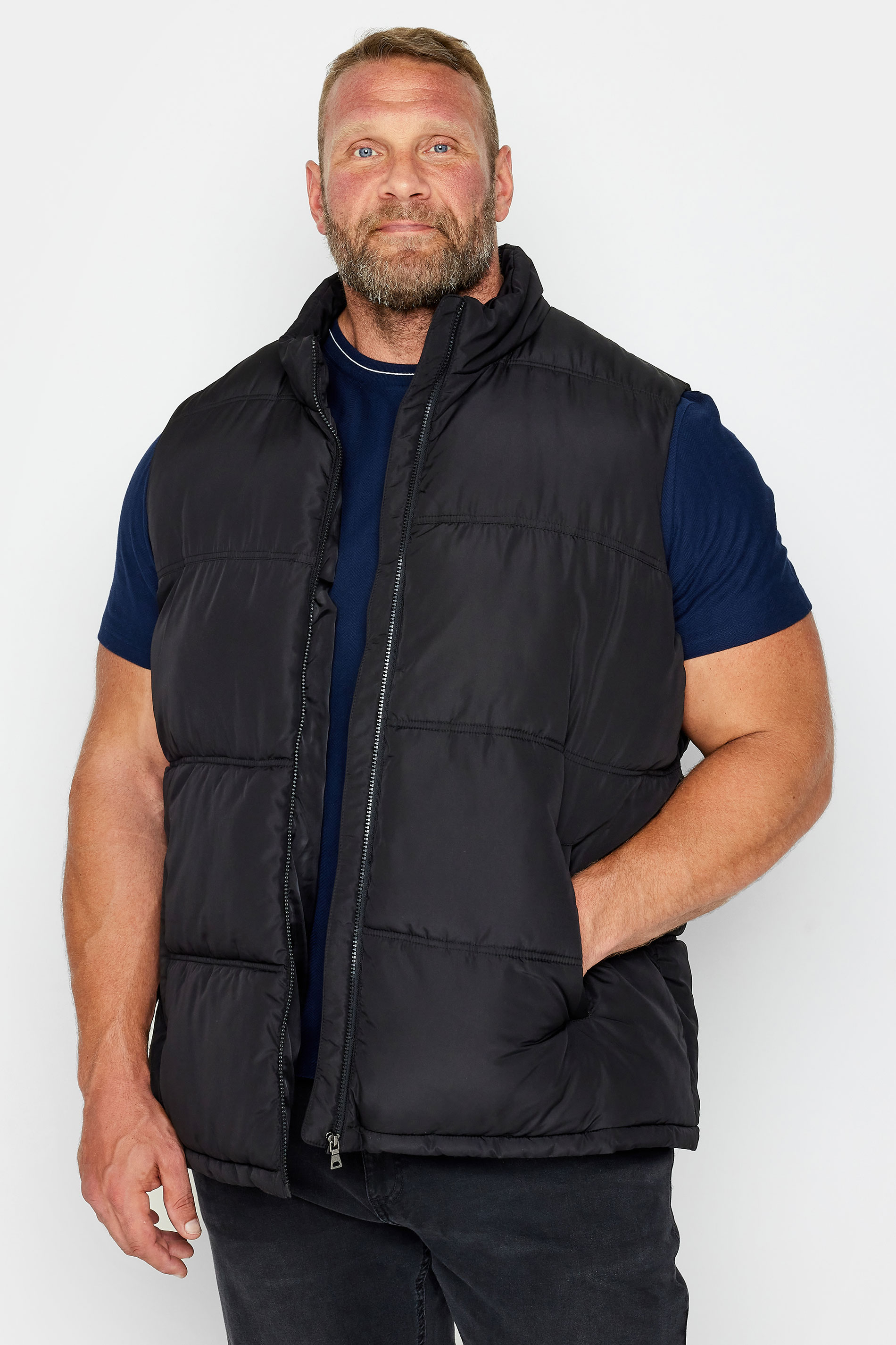 BadRhino BadRhino Big & Tall Black Padded Gilet