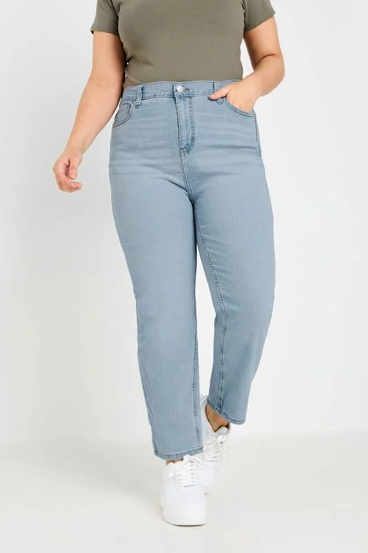 Yours YOURS Curve Light Blue Straight Leg RUBY Jeans