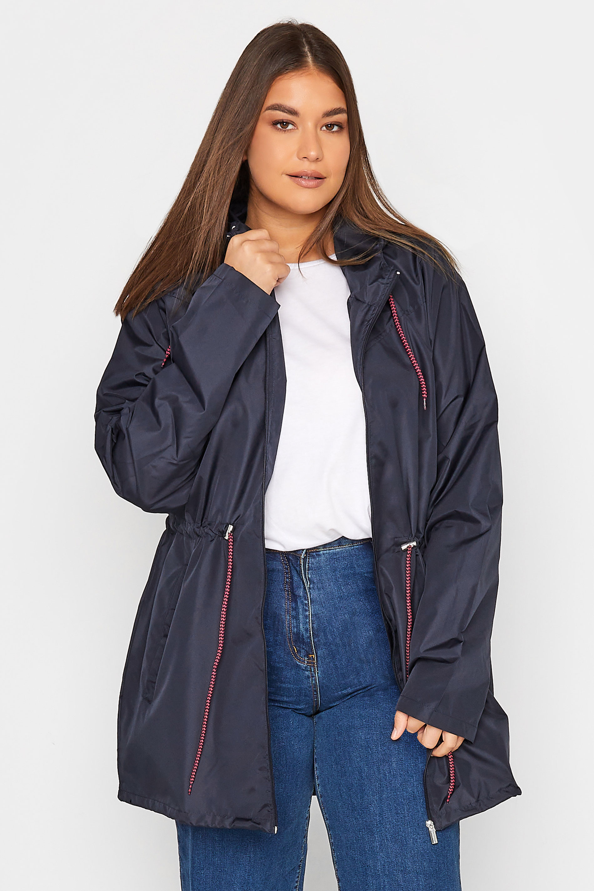 LTS LTS Tall Navy Blue Pocket Parka
