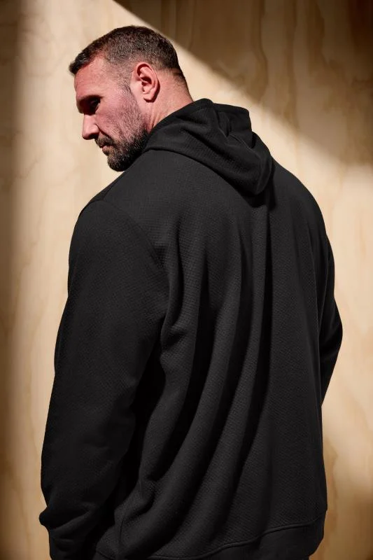 BadRhino BadRhino Big & Tall Black Diamond Quilted Hoodie