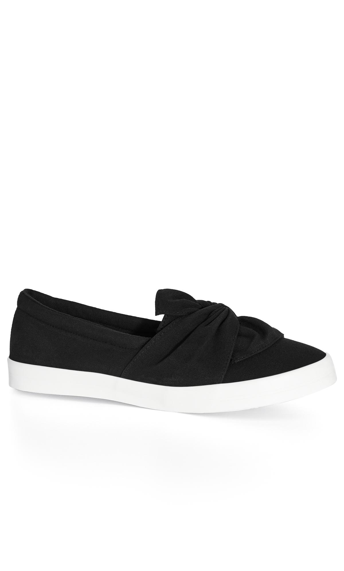 Evans Evans Black WIDE FIT Knot Skater