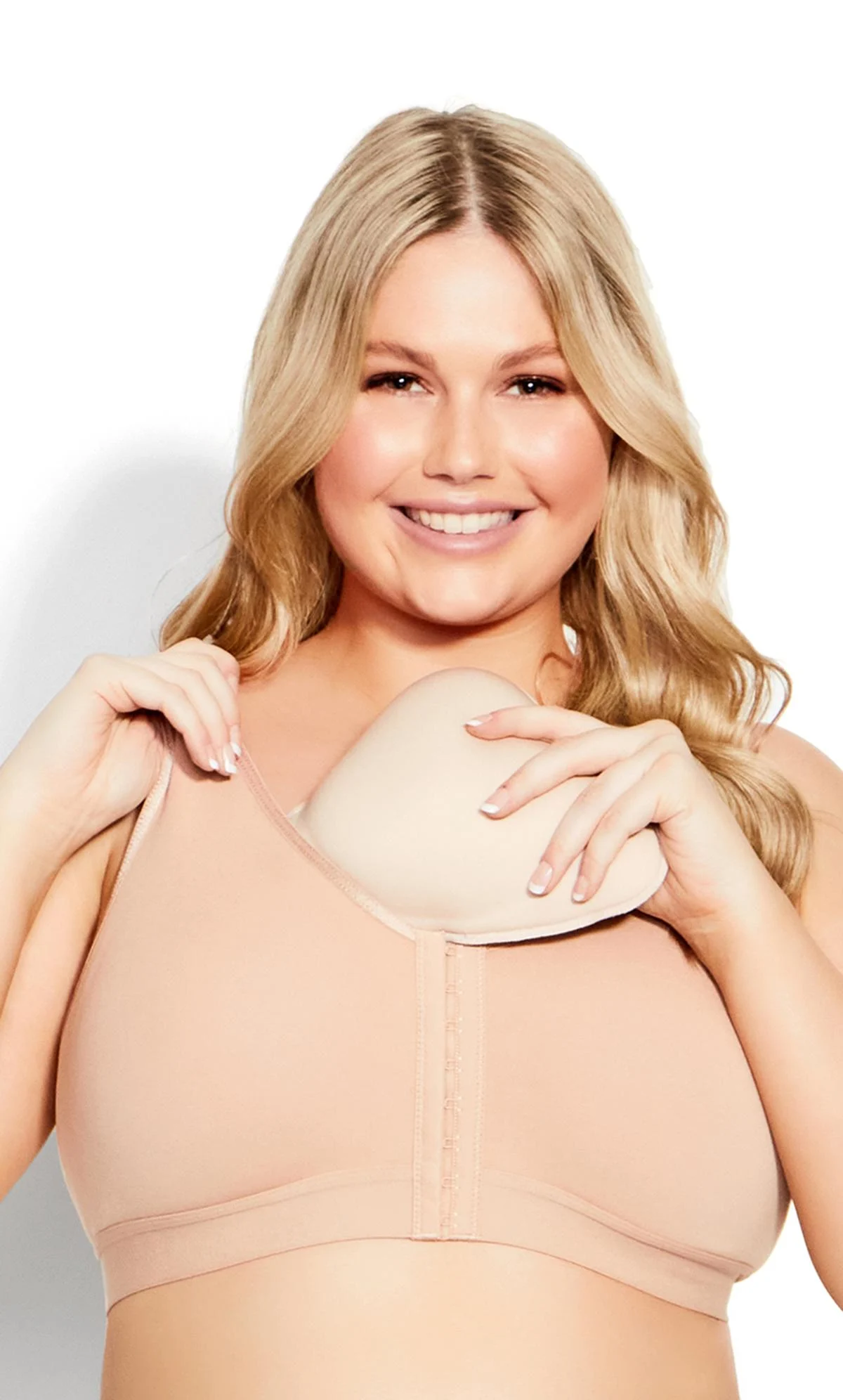 Evans Evans Nude Post Surgery Front Fastening Bra