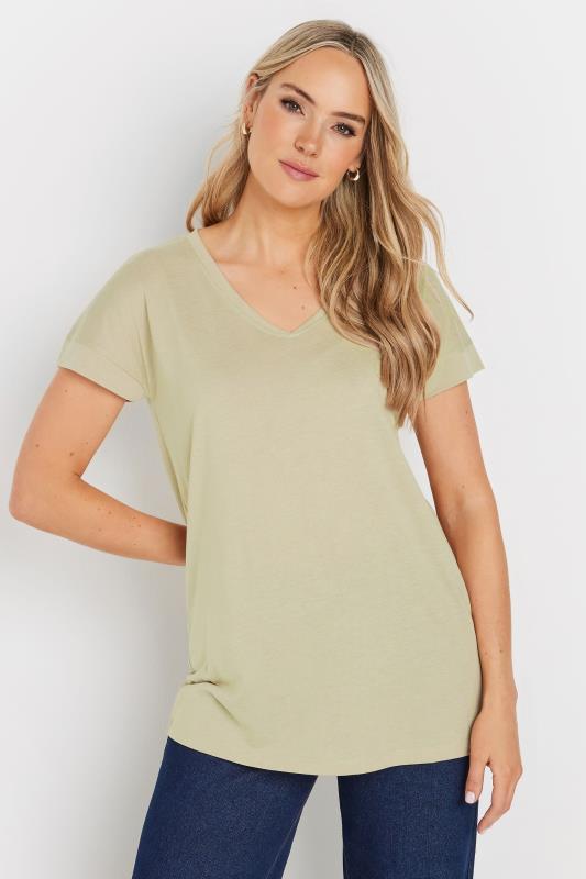LTS LTS Tall Khaki Green Wide Leg Jersey Yoga Pants