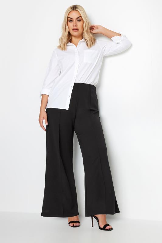 Yours London YOURS LONDON Curve Black Ruched Bardot Bodysuit
