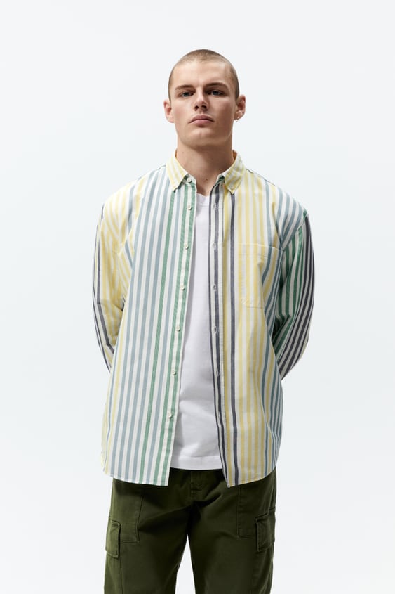STRIPED OXFORD SHIRT