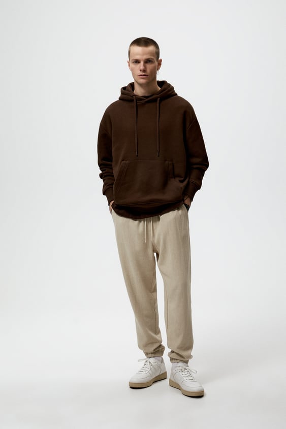 LINEN - VISCOSE JOGGER WAIST PANTS