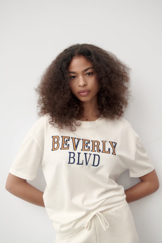 EMBROIDERED BEVERLY T-SHIRT