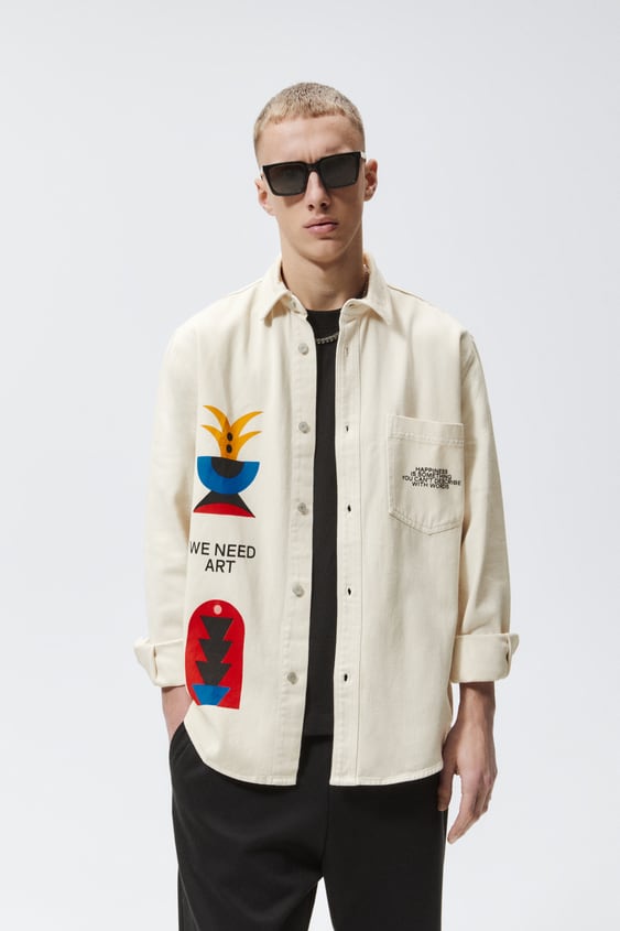 MARGO OGGIAN GRAPHIC OVERSHIRT