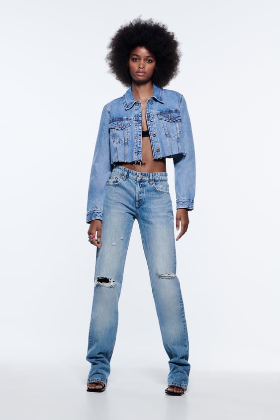 CROPPED DENIM JACKET