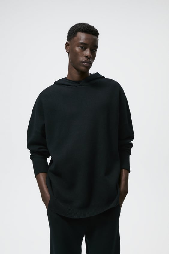 HOODED SET SWEATER