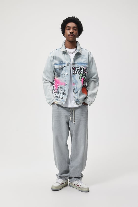 GRAFFITI DENIM JACKET