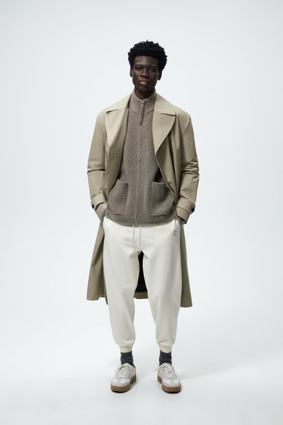 TEXT PRINT JOGGER PANTS