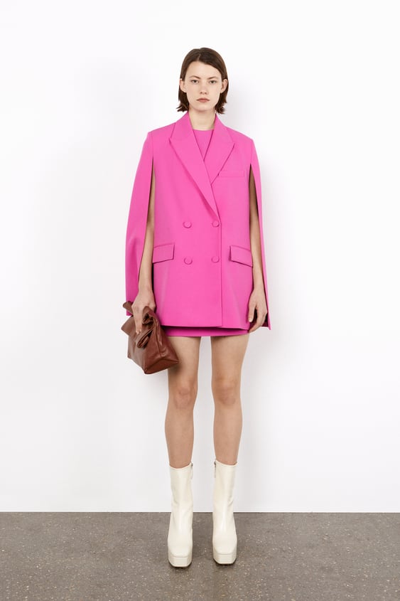POCKET CAPE BLAZER