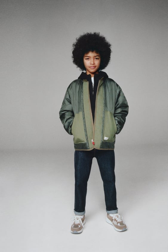 COMBINATION BOMBER JACKET