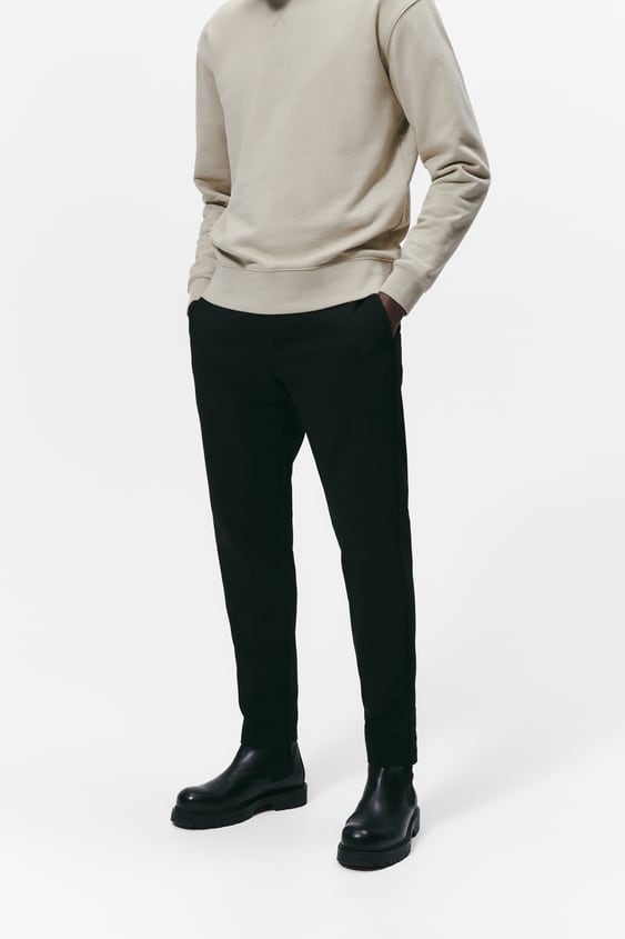 SLIM FIT STRETCH PANTS